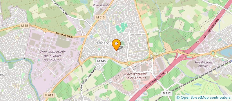 localisation de l'entreprise BATPRO à VENDARGUES