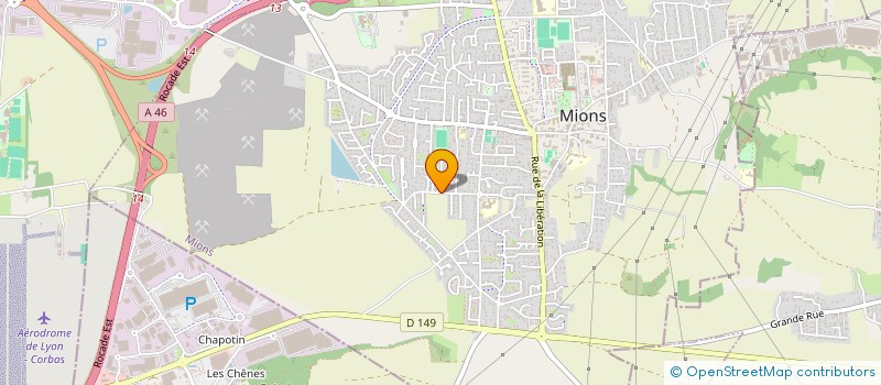 localisation de l'entreprise BATPRO à MIONS