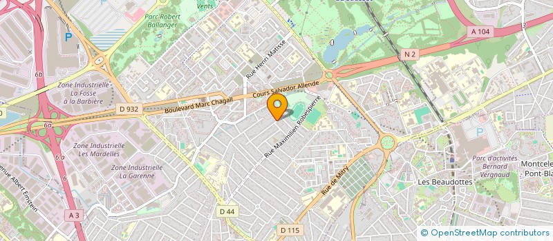localisation de l'entreprise BATPRO à AULNAY-SOUS-BOIS