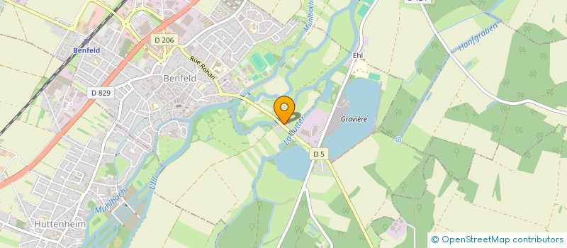 localisation de l'entreprise BATPRO ALSACE  BENFELD