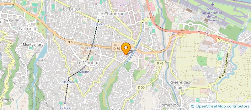 localisation de l'entreprise BATPRO INGENIERIE à SAINT-DENIS