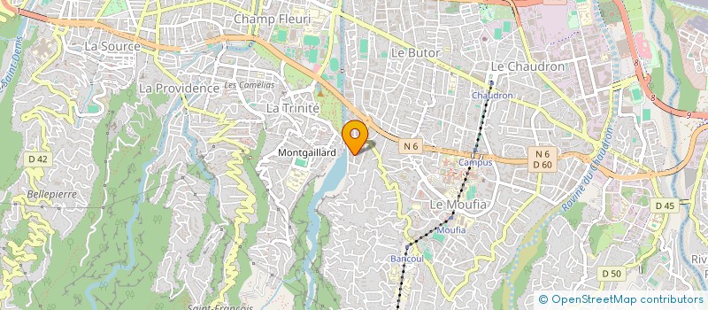 localisation de l'entreprise BATPRO SARL à SAINT-DENIS