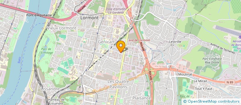 localisation de l'entreprise BATRAN à LORMONT
