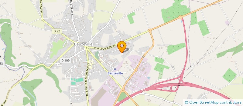 localisation de l'entreprise BATRANS à BEUZEVILLE