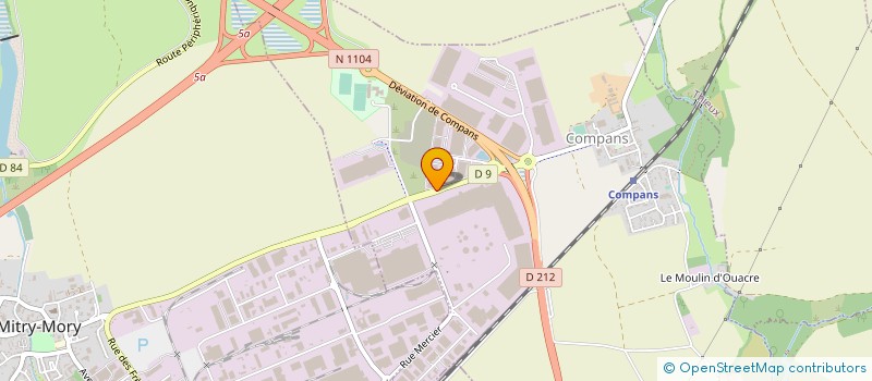 localisation de l'entreprise BATRANS FRANCE à COMPANS