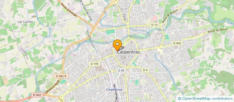 localisation de l'entreprise BATRENO PROVENCE  CARPENTRAS