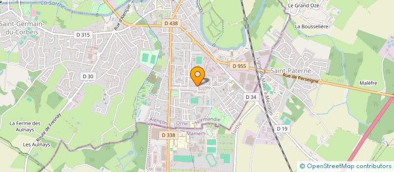 localisation de l'entreprise BATRENOV à ALENCON