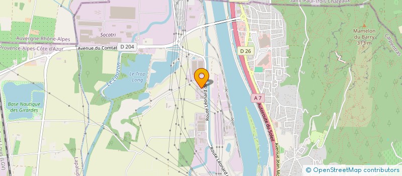 localisation de l'entreprise BATRI-DIAZ CONSTRUCTIONS à BOLLENE