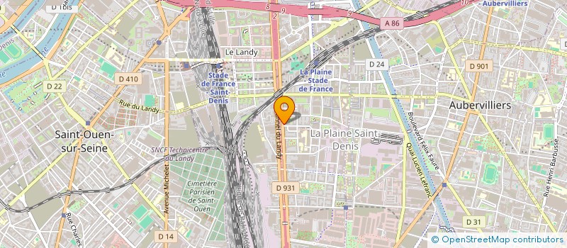 localisation de l'entreprise BATRICO à SAINT-DENIS