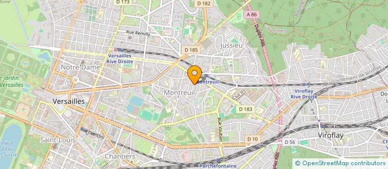 localisation de l'entreprise BATRIMAP à VERSAILLES