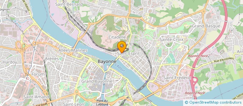 localisation de l'entreprise BATS à BAYONNE