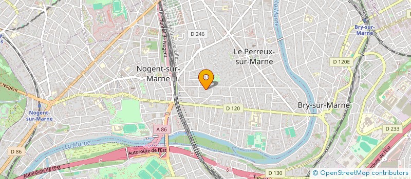 localisation de l'entreprise BATSECRETAIRES  LE PERREUX-SUR-MARNE