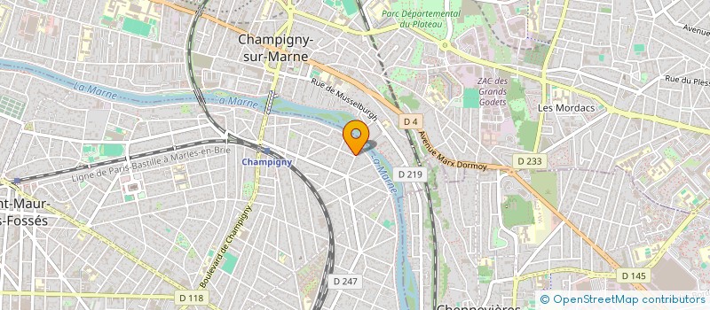 localisation de l'entreprise BATSIBA  SAINT-MAUR-DES-FOSSES