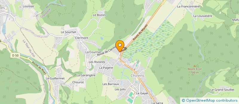 localisation de l'entreprise BATSIS  CHIRENS