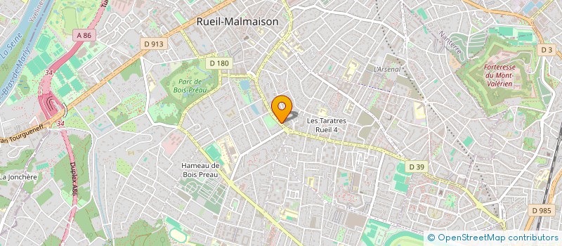 localisation de l'entreprise BATSOR à RUEIL-MALMAISON