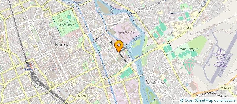 localisation de l'entreprise BATT AUDIT  NANCY