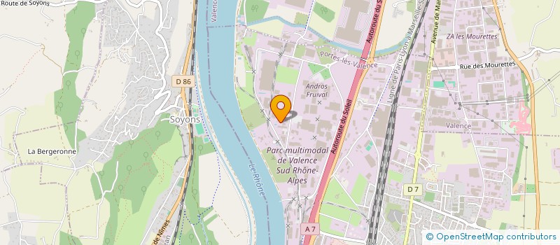 localisation de l'entreprise BATT RECOVERING  PORTES-LES-VALENCE