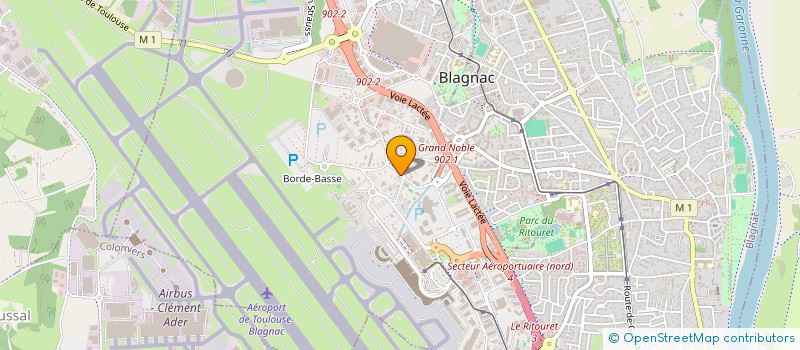 localisation de l'entreprise BATT-RELOAD à BLAGNAC