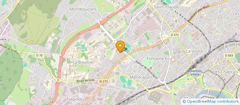localisation de l'entreprise BATTALION à BESANCON