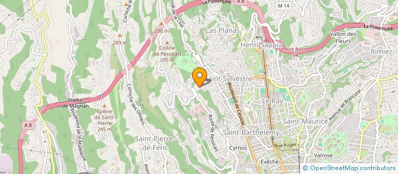 localisation de l'entreprise BATTE-IMMO à NICE