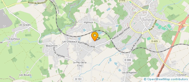 localisation de l'entreprise BATTEMENTS DE CILS à DOMERAT