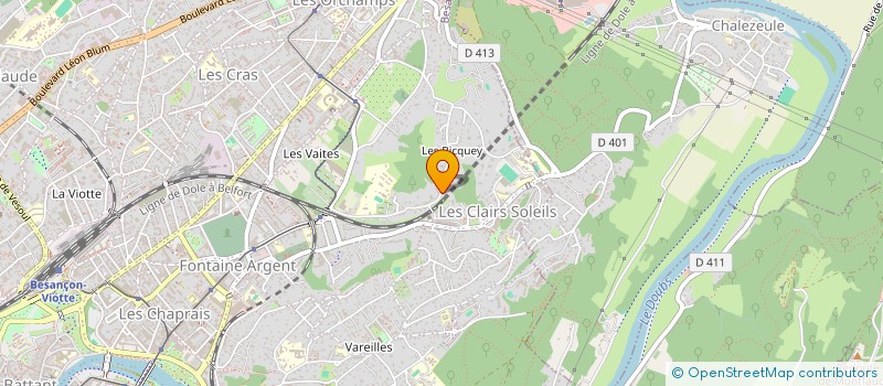 localisation de l'entreprise BATTEN  BESANCON