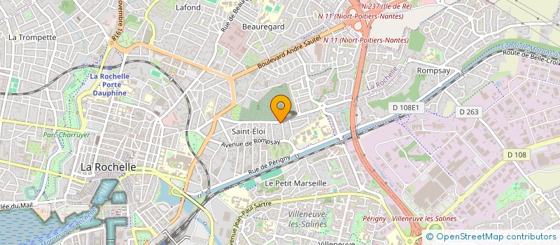 localisation de l'entreprise BATTERIE 17 à LA ROCHELLE