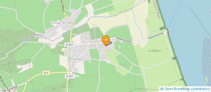 localisation de l'entreprise BATTERIE FANFARE D'ARSAC  ARSAC