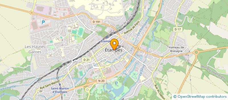 localisation de l'entreprise BATTERIE FANFARE D ETAMPES à ETAMPES