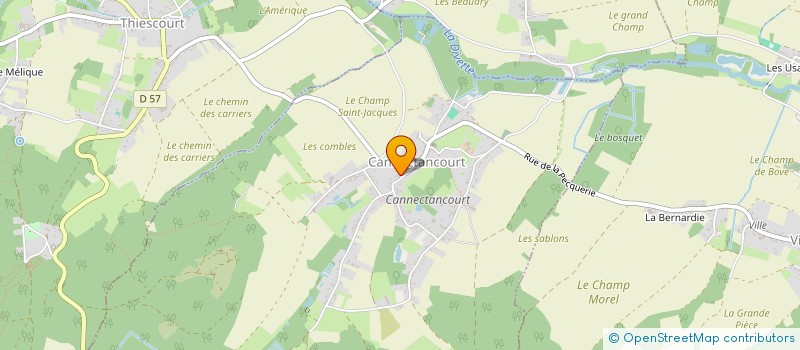 localisation de l'entreprise BATTERIE FANFARE DE CANNECTANCOURT  CANNECTANCOURT