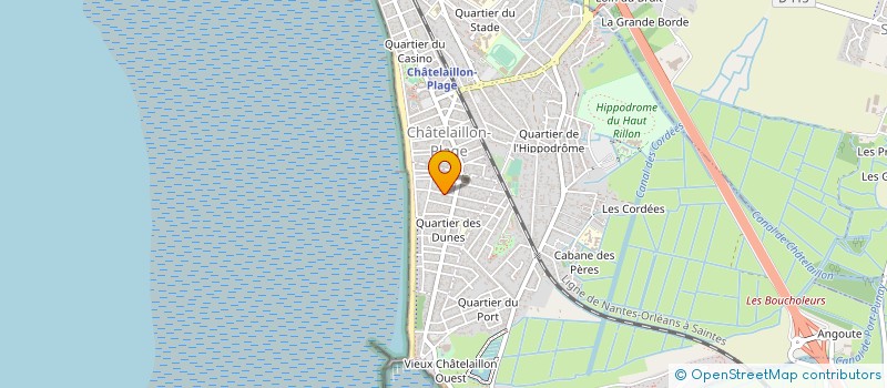 localisation de l'entreprise BATTERIE FANFARE DE CHATELAILLON PLAGE à CHATELAILLON-PLAGE