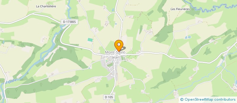 localisation de l'entreprise BATTERIE FANFARE DE MONT- SAINT- JEAN  MONT SAINT JEAN