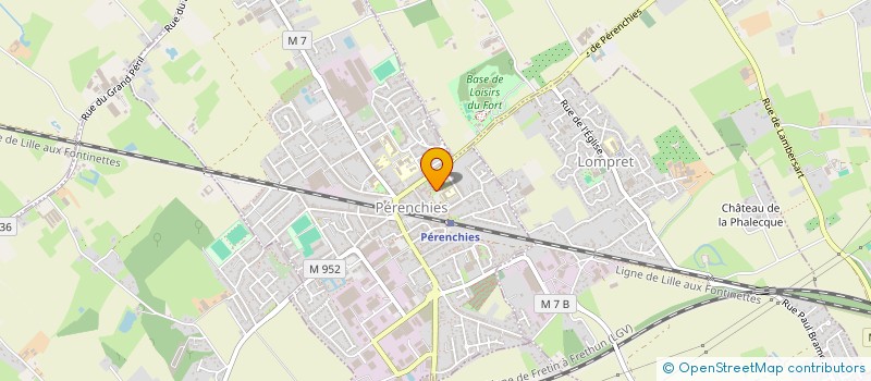 localisation de l'entreprise BATTERIE-FANFARE DE PERENCHIES  PERENCHIES