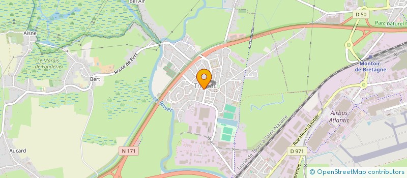 localisation de l'entreprise BATTERIE - FANFARE DE TRIGNAC  TRIGNAC