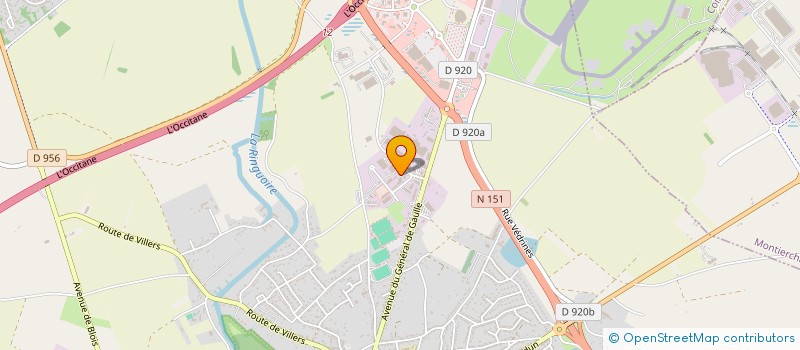 localisation de l'entreprise BATTERIE FANFARE DES SAPEURS POMPIERS DE DEOLS à DEOLS