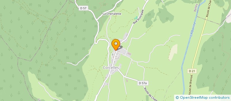 localisation de l'entreprise BATTERIE FANFARE L ECHO DU PLATEAU  PLATEAU D'HAUTEVILLE