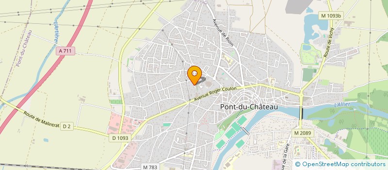 localisation de l'entreprise BATTERIE FANFARE L'INDEPENDANTE  PONT-DU-CHATEAU