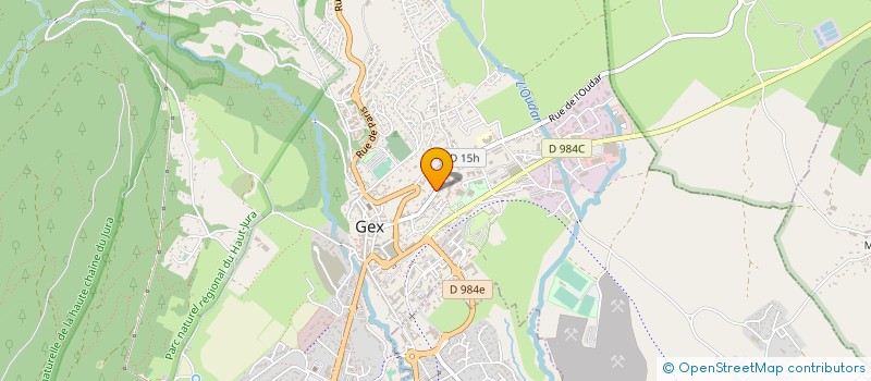 localisation de l'entreprise BATTERIE FANFARE LA GESSIENNE à GEX