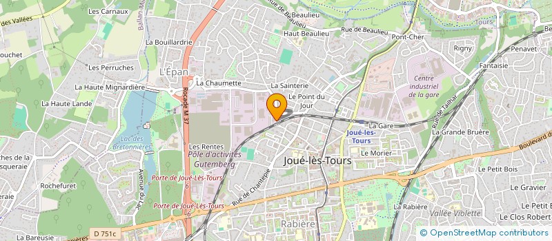 localisation de l'entreprise BATTERIE FANFARE LA RENAISSANCE DE JOUE-LES-TOURS à JOUE-LES-TOURS