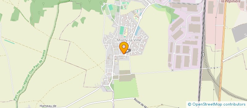 localisation de l'entreprise BATTERIE FANFARE MARLY LA VILLE  MARLY-LA-VILLE