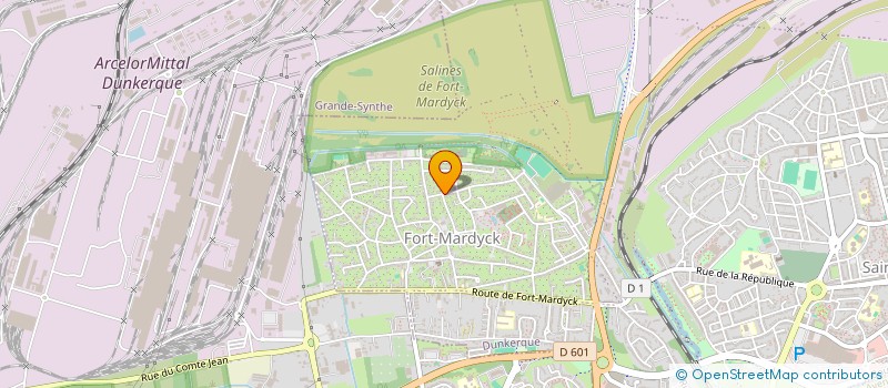 localisation de l'entreprise BATTERIE MUNICIPALE SCOLAIRE à DUNKERQUE