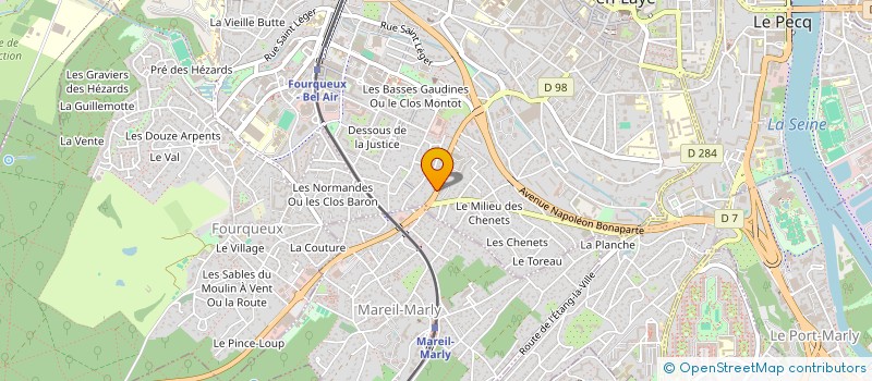 localisation de l'entreprise BATTERSEA  SAINT-GERMAIN-EN-LAYE