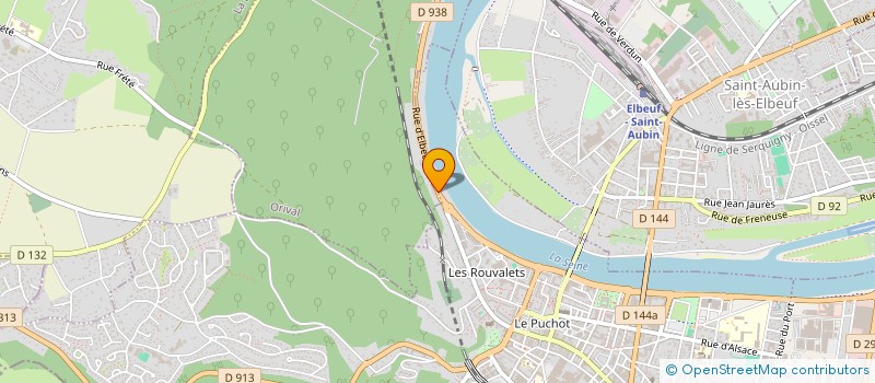 localisation de l'entreprise BATTERY POWER HANDLING  ELBEUF