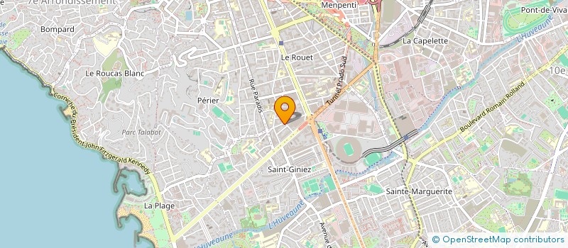 localisation de l'entreprise BATTESTI ASSOCIES  MARSEILLE