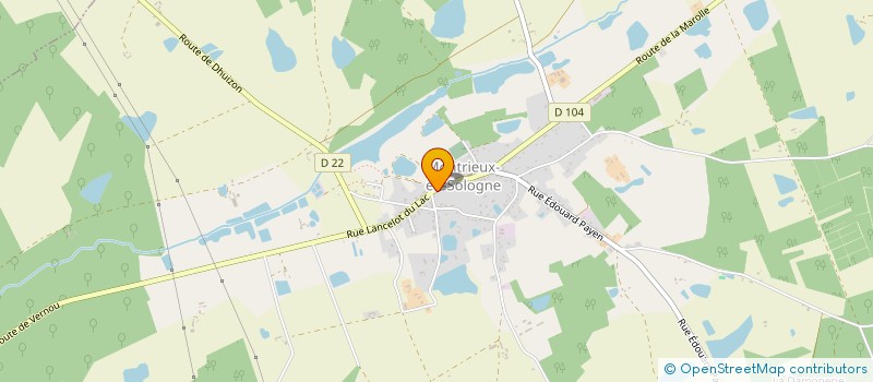 localisation de l'entreprise BATTEUX & BIBARD  MONTRIEUX-EN-SOLOGNE