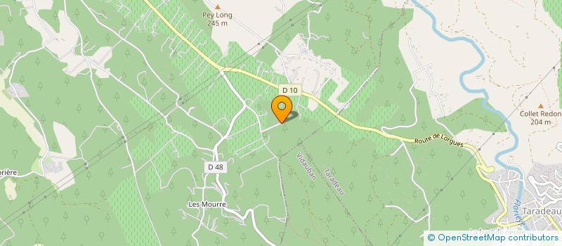 localisation de l'entreprise BATTEUX MACONNERIE  SAINT-ANTONIN-DU-VAR