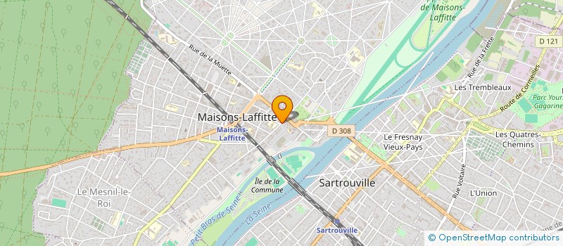 localisation de l'entreprise BATTI TRANSPORTS EURL à MAISONS-LAFFITTE