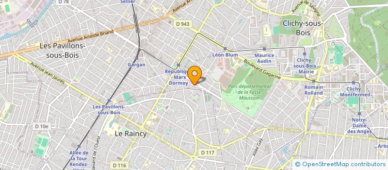 localisation de l'entreprise BATTIATO à CLICHY-SOUS-BOIS