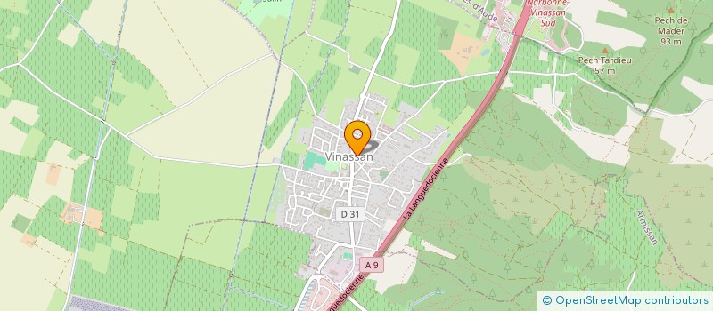 localisation de l'entreprise BATTIN'S  SALLES D'AUDE