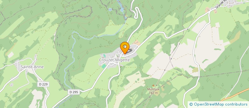 localisation de l'entreprise BATTISTOLO  CROUZET-MIGETTE